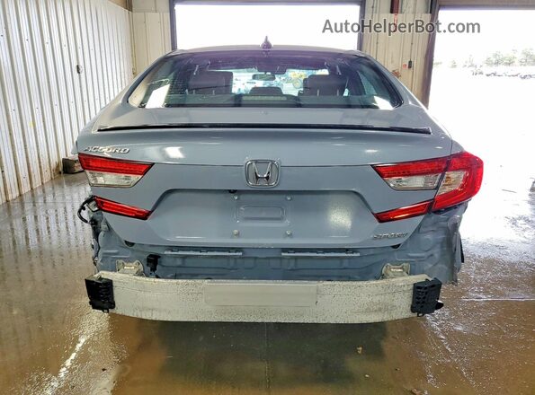1HGCV1F3XNA099466 2022 HONDA ACCORD Gray Вид ззаду
