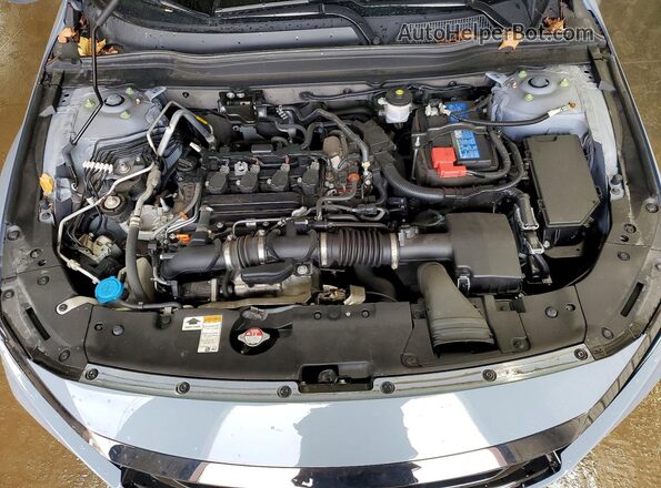 1HGCV1F3XNA099466 2022 HONDA ACCORD Gray Вид задньої частини салону