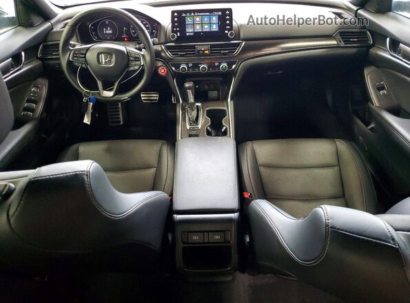 1HGCV1F3XNA099466 2022 HONDA ACCORD Gray Вид панелі приладів
