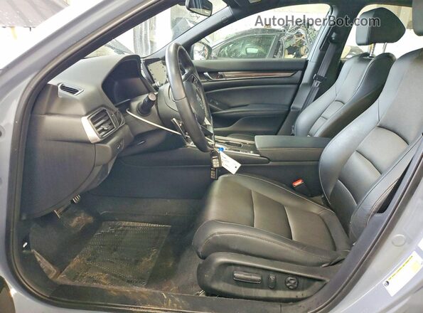 1HGCV1F3XNA099466 2022 HONDA ACCORD Gray Вид салону спереду