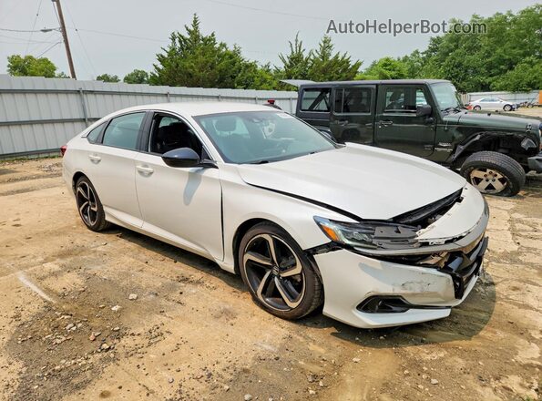 1HGCV1F3XNA115276 2022 HONDA ACCORD White Delantero derecho