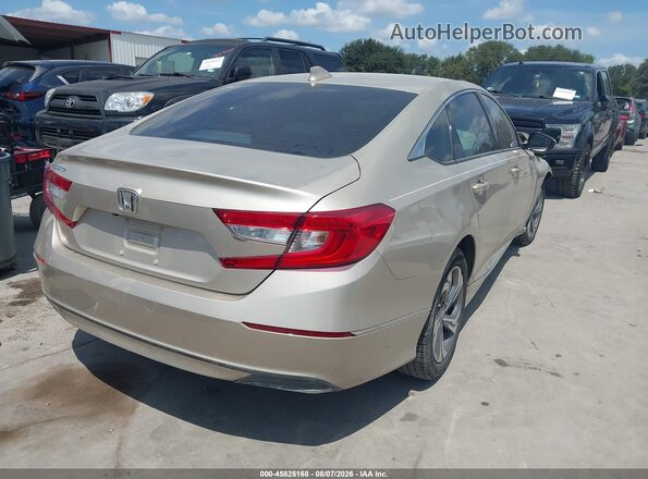 1HGCV1F40JA039733 2018 HONDA ACCORD Beige Հետևի աջ