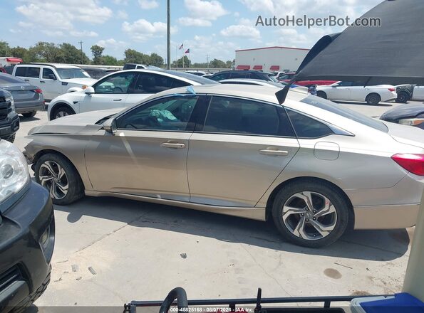 1HGCV1F40JA039733 2018 HONDA ACCORD Beige Սալոնի 360 աստիճան տեսք