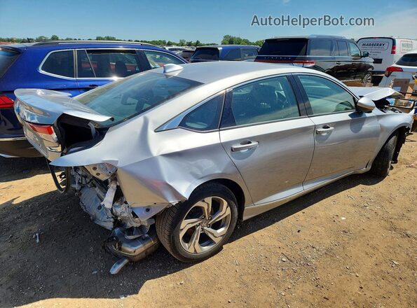 1HGCV1F40JA080329 2018 HONDA ACCORD Silver Հետևի աջ