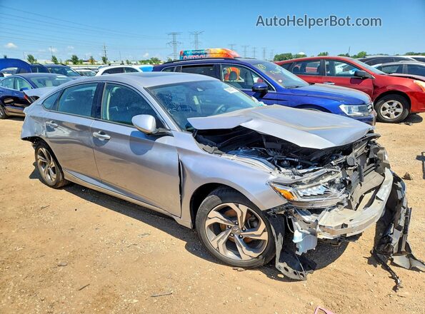 1HGCV1F40JA080329 2018 HONDA ACCORD Silver Առջևի աջ