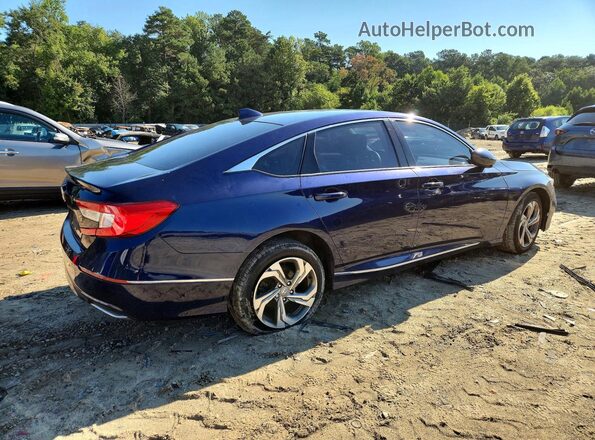 1HGCV1F40KA019032 2019 HONDA ACCORD Blue Задня права чверть