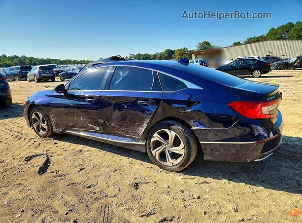 1HGCV1F40KA019032 2019 HONDA ACCORD Blue Задня ліва чверть