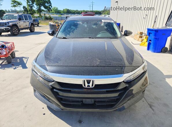 1HGCV1F40KA057120 2019 HONDA ACCORD Black Widok z przodu