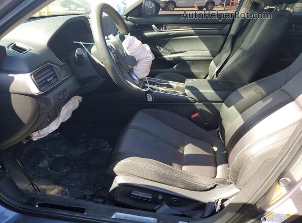 1HGCV1F40LA105992 2020 HONDA ACCORD Gray წინა სალონის ხედი