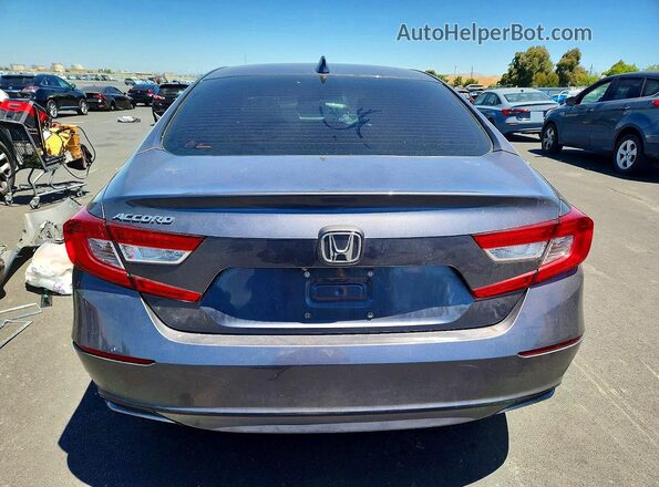 1HGCV1F40LA105992 2020 HONDA ACCORD Gray უკანა ხედი