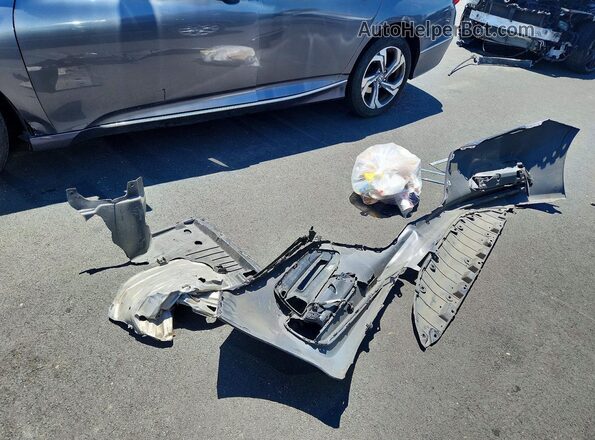 1HGCV1F40LA105992 2020 HONDA ACCORD Gray ძრავის განყოფილების ხედი