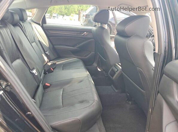 1HGCV1F40MA002055 2021 HONDA ACCORD Black Вид задніх сидінь