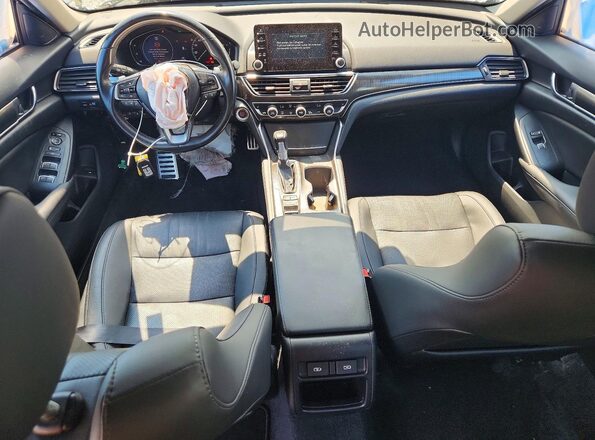 1HGCV1F40MA002055 2021 HONDA ACCORD Black Вид панелі приладів