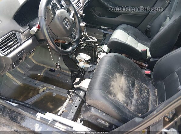 1HGCV1F40MA080299 2021 HONDA ACCORD Black Вид спереду