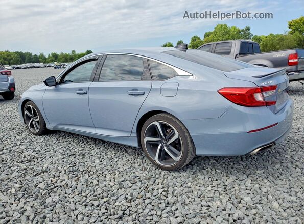 1HGCV1F40MA094512 2021 HONDA ACCORD Blue უკანა მარცხენა
