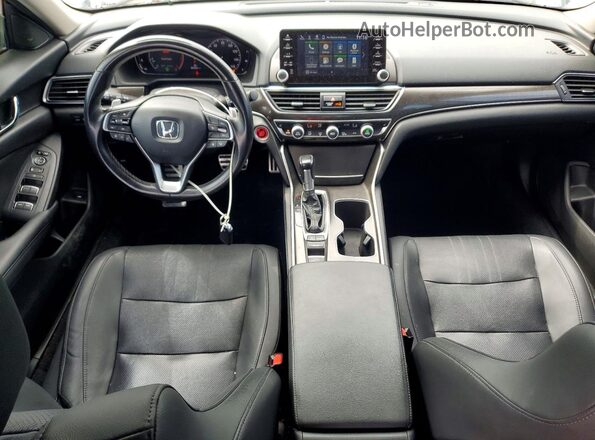 1HGCV1F40MA094512 2021 HONDA ACCORD Blue წინა პანელის ხედი