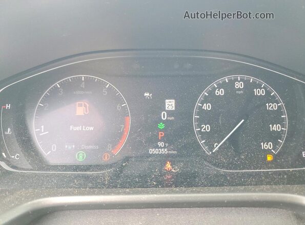 1HGCV1F40MA094512 2021 HONDA ACCORD Blue ხელსაწყოთა პანელის ხედი