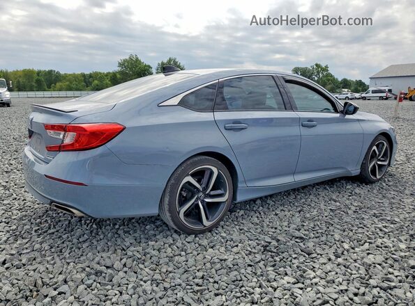 1HGCV1F40MA094512 2021 HONDA ACCORD Blue უკანა მარჯვენა