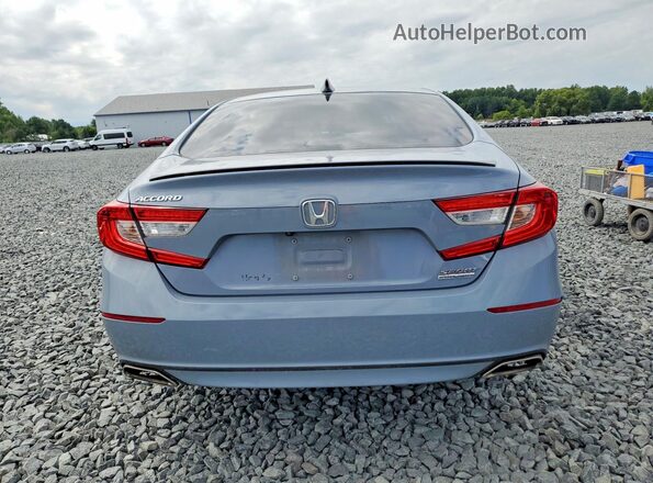 1HGCV1F40MA094512 2021 HONDA ACCORD Blue უკანა ხედი