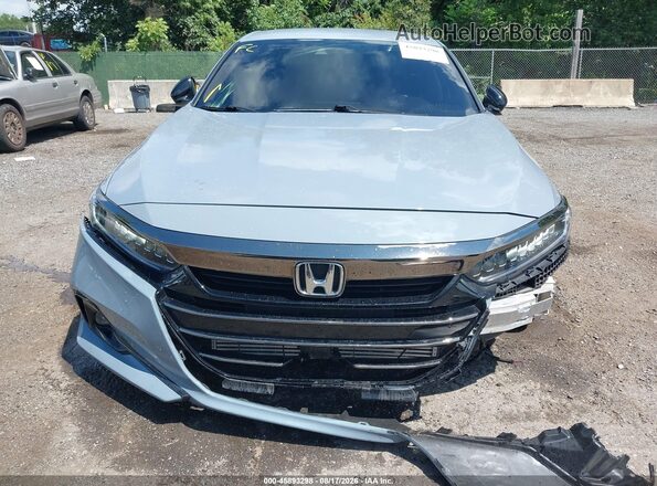 1HGCV1F40MA114810 2021 HONDA ACCORD Light Blue Սարքավորումների վահանակի տեսք