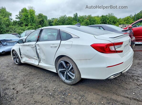 1HGCV1F40NA060667 2022 HONDA ACCORD Белый Задняя левая четверть