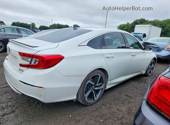 1HGCV1F40NA060667 2022 HONDA ACCORD Белый Задняя правая четверть