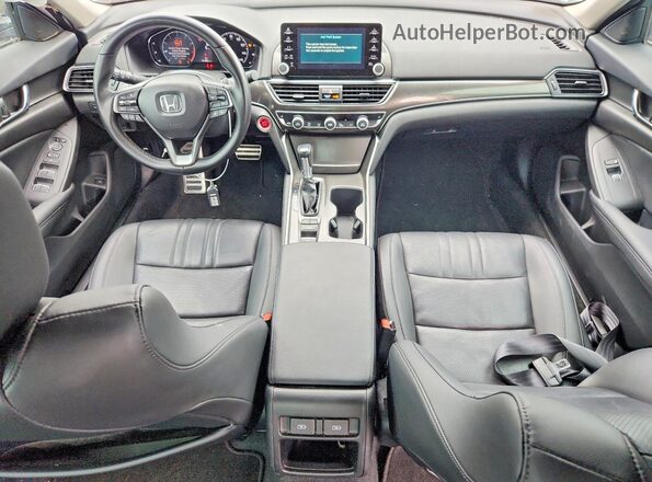 1HGCV1F40NA060667 2022 HONDA ACCORD Белый Вид панели приборов