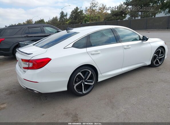 1HGCV1F40NA062869 2022 HONDA ACCORD White Задня права чверть
