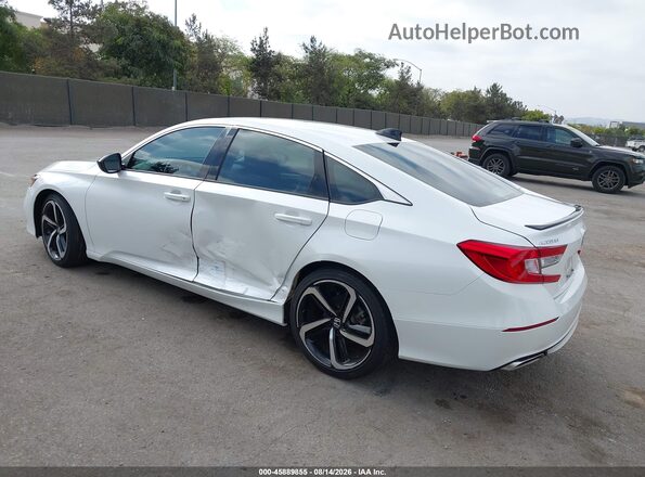 1HGCV1F40NA062869 2022 HONDA ACCORD White Задня ліва чверть