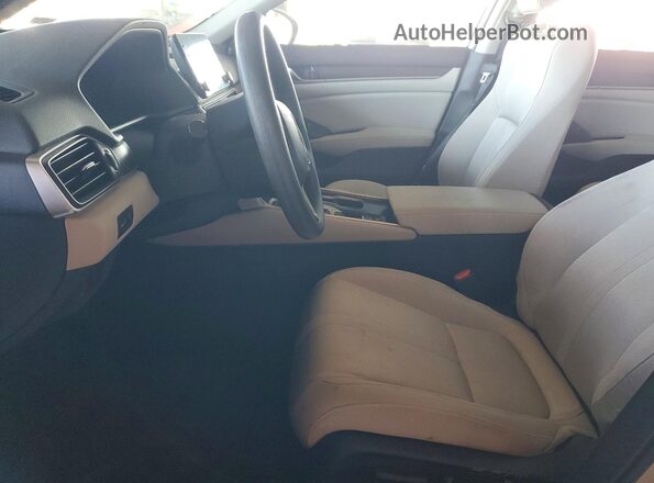 1HGCV1F41JA096202 2018 HONDA ACCORD Silver Vista interior delantera