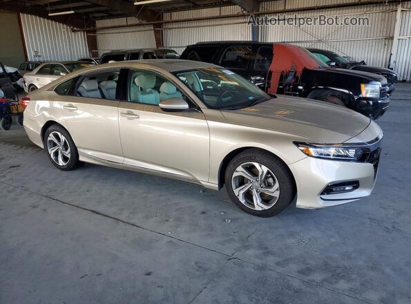 1HGCV1F41JA096202 2018 HONDA ACCORD Silver Delantero derecho