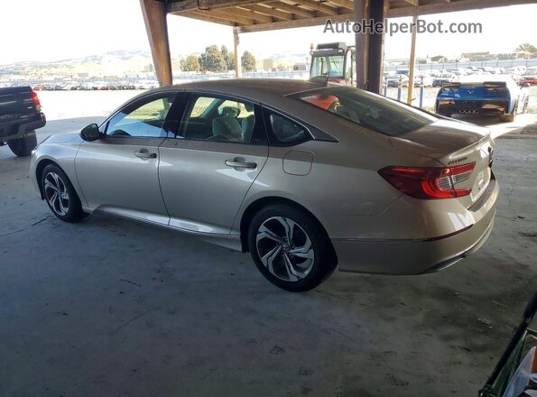 1HGCV1F41JA096202 2018 HONDA ACCORD Silver Trasero izquierdo