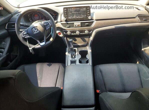 1HGCV1F41JA185414 2018 HONDA ACCORD Black Вид панелі приладів
