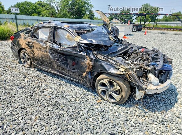 1HGCV1F41KA026619 2019 HONDA ACCORD Black Առջևի աջ