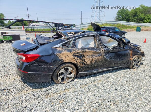 1HGCV1F41KA026619 2019 HONDA ACCORD Black Հետևի աջ