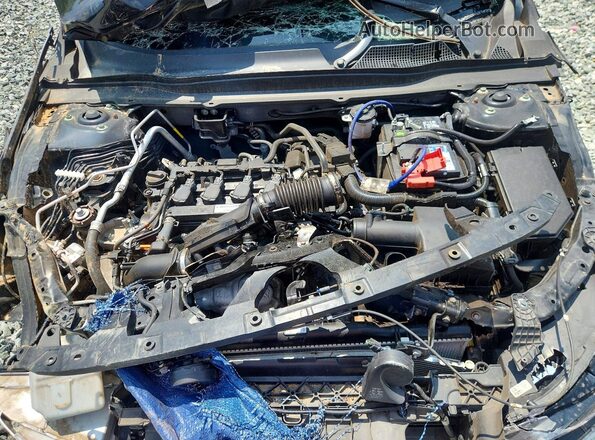 1HGCV1F41KA026619 2019 HONDA ACCORD Black Սալոնի հետևի տեսք