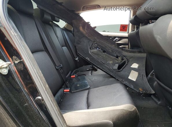 1HGCV1F41KA136263 2019 HONDA ACCORD Black უკანა სავარძლების ხედი