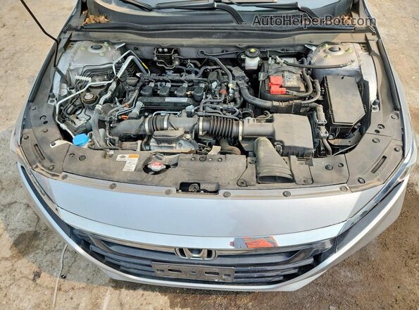 1HGCV1F41LA025262 2020 HONDA ACCORD Silver Вид задньої частини салону
