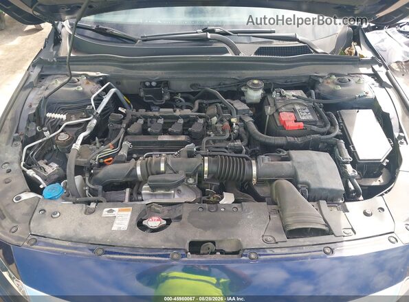 1HGCV1F41LA107556 2020 HONDA ACCORD Blue Հետևի տեսք