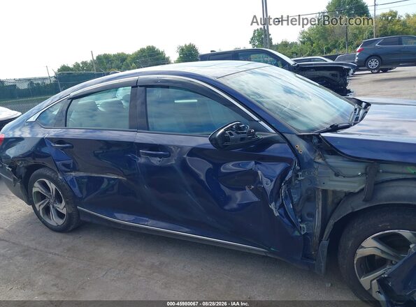 1HGCV1F41LA107556 2020 HONDA ACCORD Blue Սալոնի հետևի տեսք