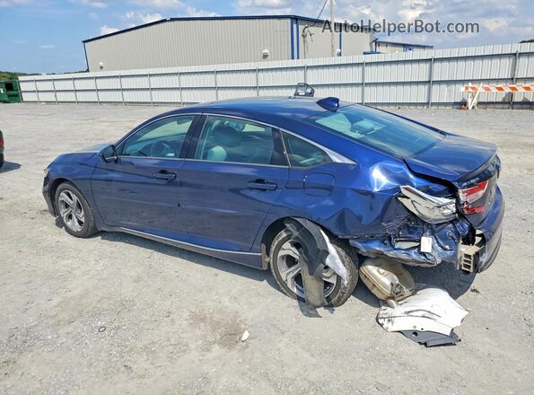 1HGCV1F41LA114216 2020 HONDA ACCORD Blue Trasero izquierdo