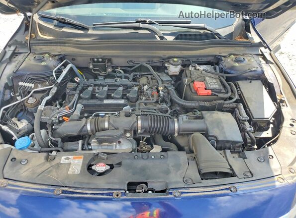 1HGCV1F41LA114216 2020 HONDA ACCORD Blue Vista interior trasera