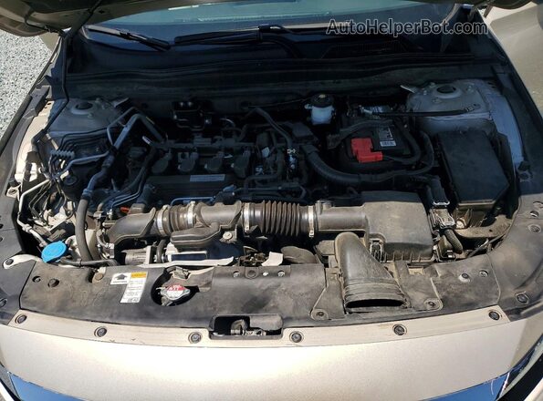 1HGCV1F41LA134627 2020 HONDA ACCORD Золотой Вид задней части салона