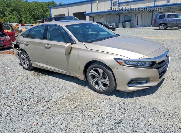 1HGCV1F41LA134627 2020 HONDA ACCORD Золотой Передняя правая четверть