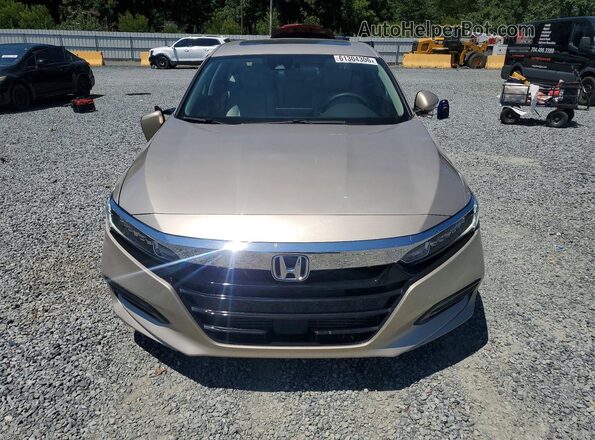 1HGCV1F41LA134627 2020 HONDA ACCORD Золотой Вид спереди