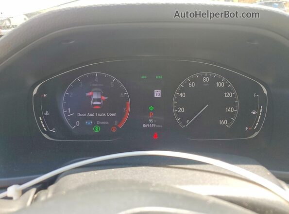 1HGCV1F41LA134627 2020 HONDA ACCORD Золотой Вид щитка приборов