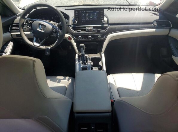 1HGCV1F41LA134627 2020 HONDA ACCORD Золотой Вид панели приборов