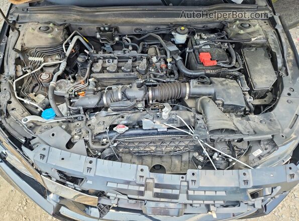 1HGCV1F41MA080196 2021 HONDA ACCORD Black Rear interior view
