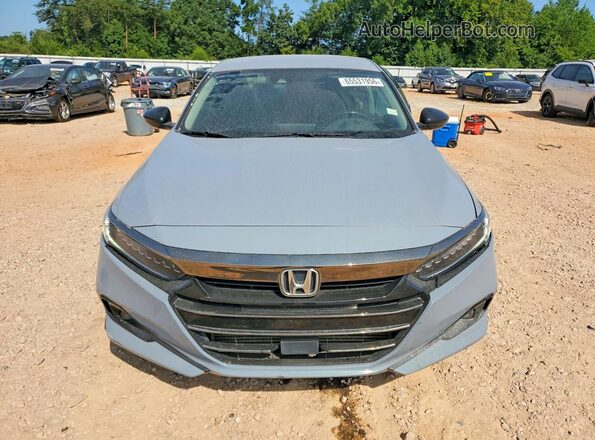1HGCV1F41NA016547 2022 HONDA ACCORD Серый Вид спереди