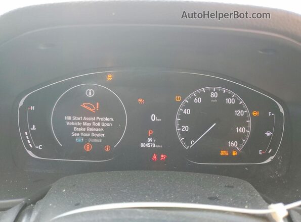 1HGCV1F41NA016547 2022 HONDA ACCORD Серый Вид щитка приборов